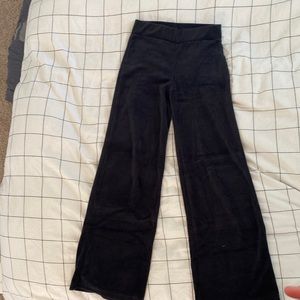 Black wide leg pants